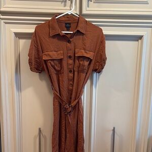 Worthington Rust Shirt Dress